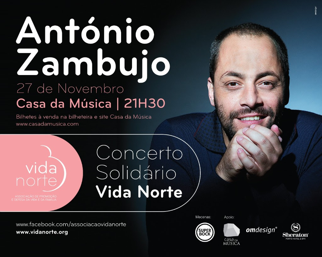 António Zambujo canta pela Vida Norte